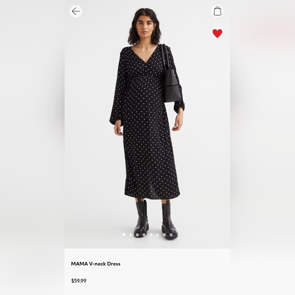 H&M MAMA V-Neck Dress - Picture 1 of 8